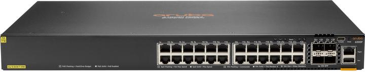 Produktbild Aruba HPE Networking CX 6200F 24G Class-4 PoE 4SFP+ 370W Switch (24 Ports)