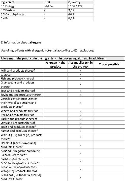 Valeurs nutritives et ingrédients Zimmerli Adaptogene Ashwagandha en gélules (BIO) 50 gélules (1 pièce(s), Capsules, 25 g)