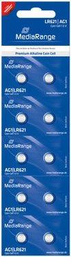 Energy Label MediaRange Button cells LR621 1.5V (10 pcs., LR621., 13 mAh)