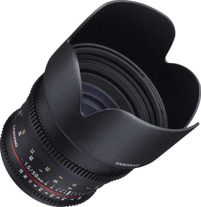 Image du produit Samyang 50mm T1.5 VDSLR Canon (Canon EF, Plein format)