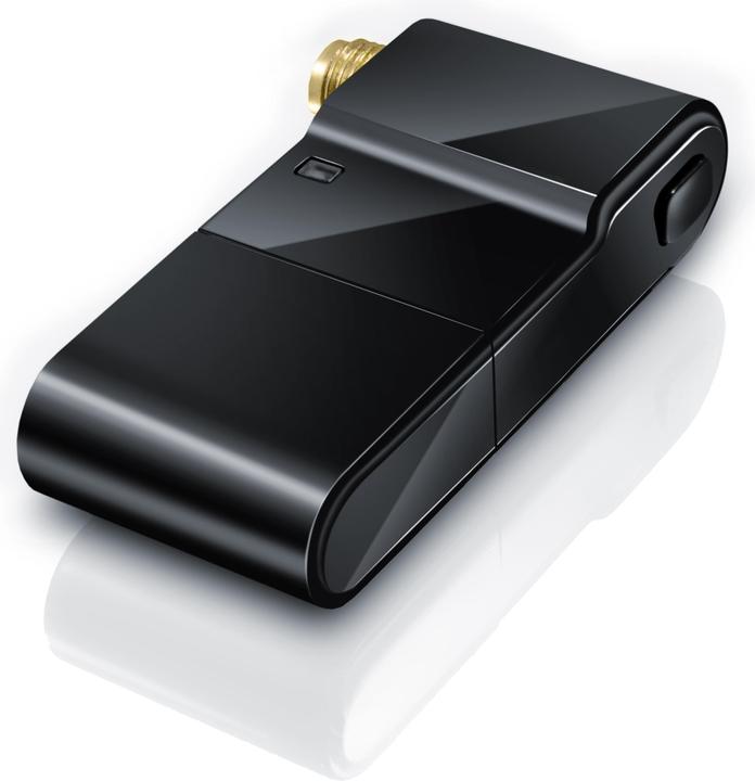 Actual product image CSL WLAN USB adapter 300 Mbit/s WiFi stick with antenna 802.11n/b/g, SMA, long range, Windows 11 (USB 2.0)