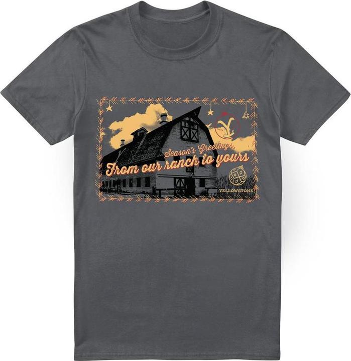 Produktbild Yellowstone Seasons Greetings From The TShirt weihnachtliches Design (4XL)