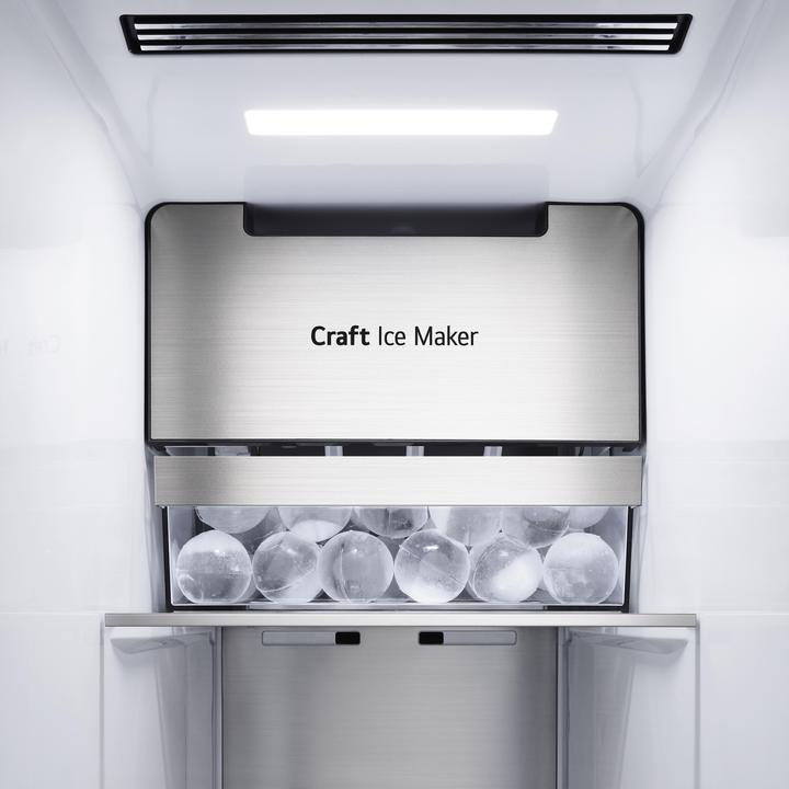 Produktbild LG GSXB90MCDE Side-by-Side mit InstaView Door-in-Door | Eis-, Crushed Ice- und Wasserspender (635 l)