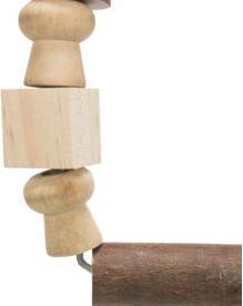 Actual product image Trixie Bow swing with blocks