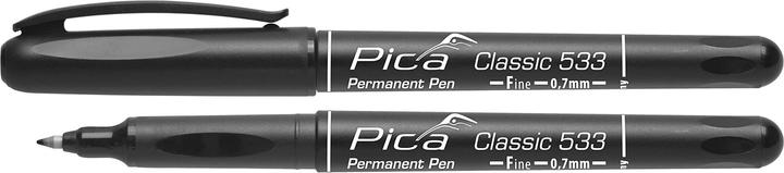 Image du produit Pica Marqueur indélébile CLASSIC noir Largeur de trait 0,7 mm Pointe ogive (Noir, 0.70 mm, 1 x)