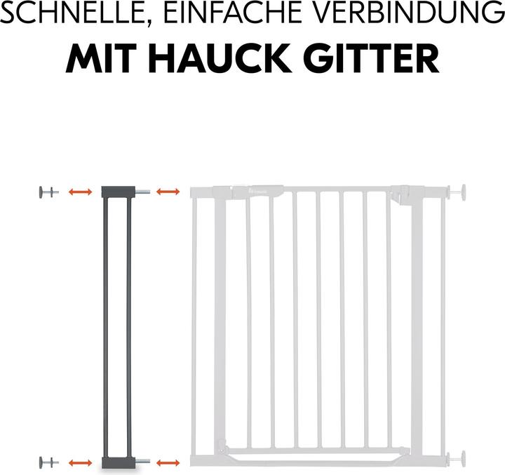 Image du produit Hauck Safety Gate Extension 9 cm Dark Grey (9 cm)