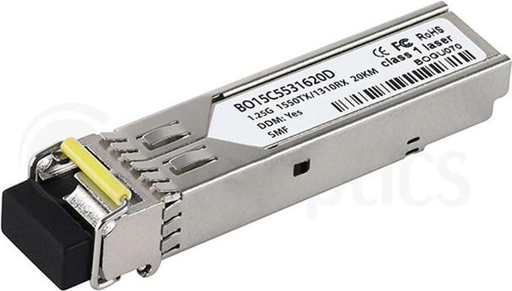 Produktbild BlueOptics Kompatibler Hitachi 1KGT038903R0001 BO15C5531620D SFP Transceiver, LC-Simplex, 1000BASE-BX-D, Singl