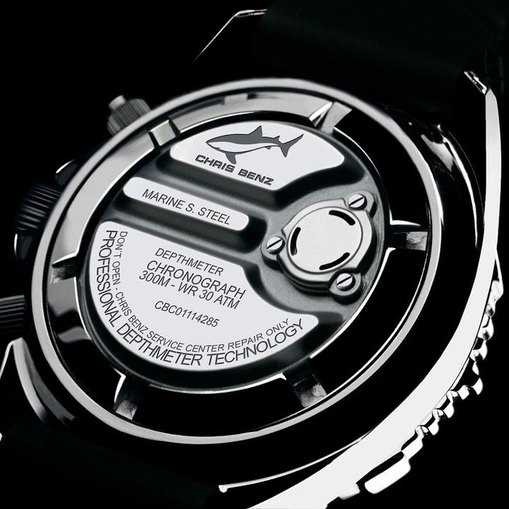 Actual product image Chris Benz Depthmeter (Diving watch, Chronograph, Analogue wristwatch, 44 mm)