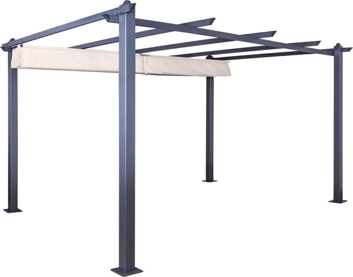 Jet-Line Pavillon Kairo anthrazit beige 3 x 3 (300 cm, 3000 cm)