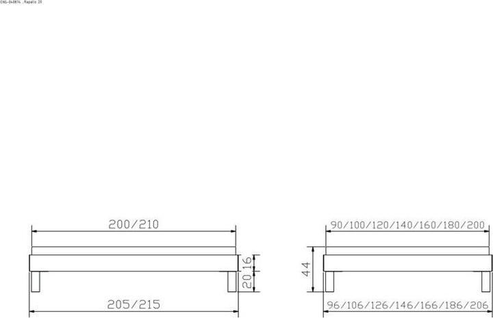 Actual product image Hasena Rapallo (120 x 200 cm)