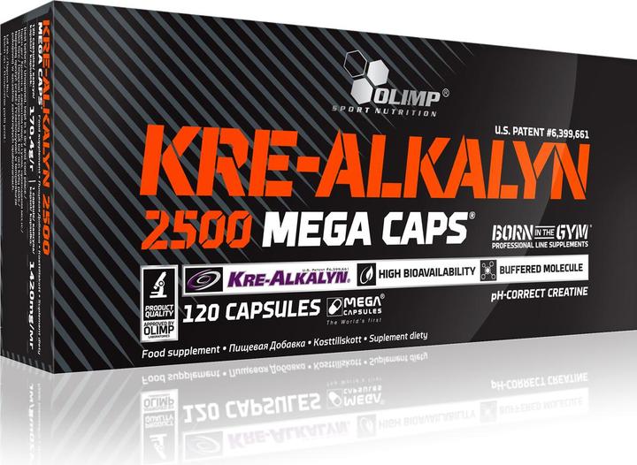 Olimp Sport Nutrition Kre-Alkalyn Mega Caps (120 Piece, Capsules, 150 g)