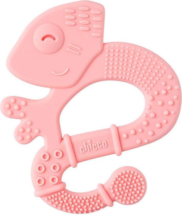 Produktbild Chicco Beissring mit sanften Borsten - EIDECHSE PINK, - 2m+