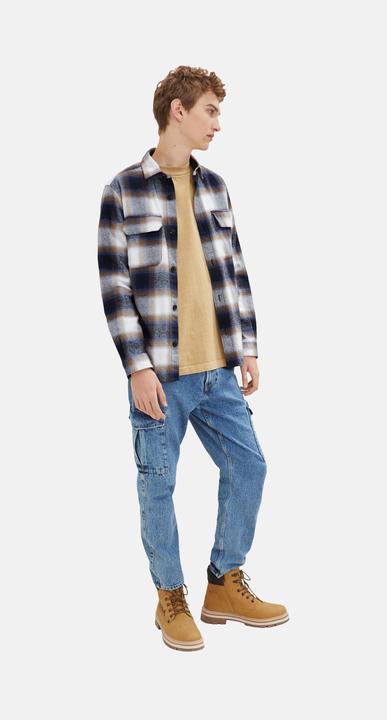 Immagine prodotto Tom Tailor Shirt Oversized-T-Shirt mit Rundhalsausschnitt aus Baumwolljersey (M)
