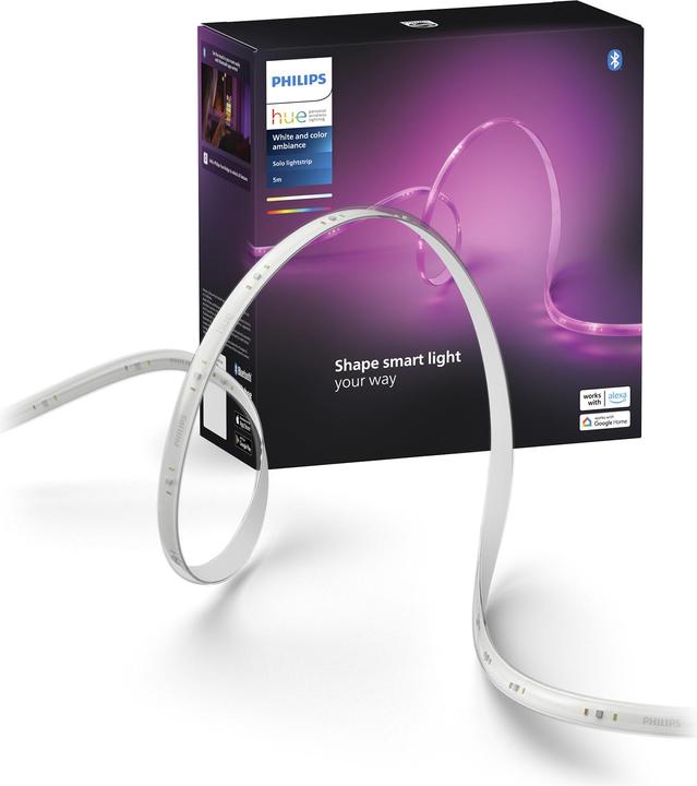 Immagine prodotto Philips Hue Lightstrip Solo (Multicolore, 500 cm, Interno)