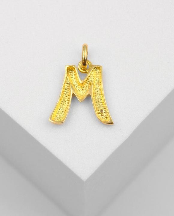 Image du produit Muau Lettre (750/18 K Or jaune)