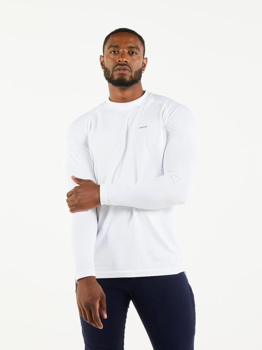 Tribord Segelshirt langarm Herren UV-Schutz 500 weiss (XXL)