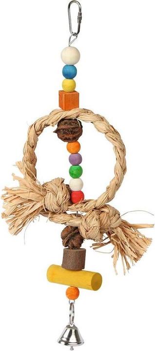 Produktbild Kerbl Vogelspielzeug Nature mit Glocke und Bast
