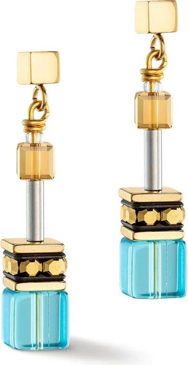 Coeur de Lion GeoCube Iconic Ohrstecker (Edelstahl, Glas)