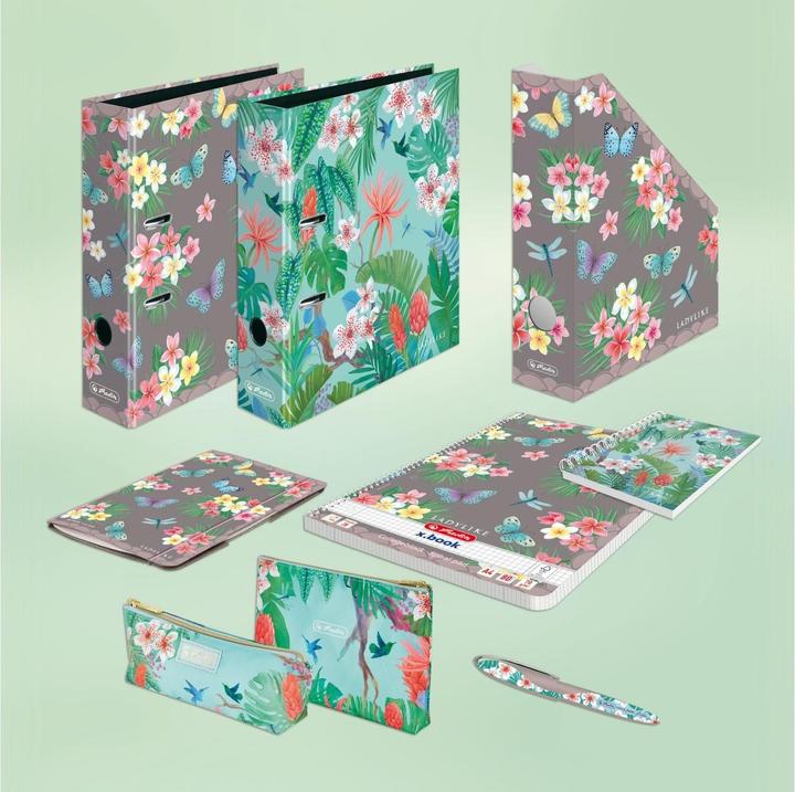 Immagine prodotto Herlitz Quaderno Ladylike Jungle A5, 100 fogli (A5, Quadretti)