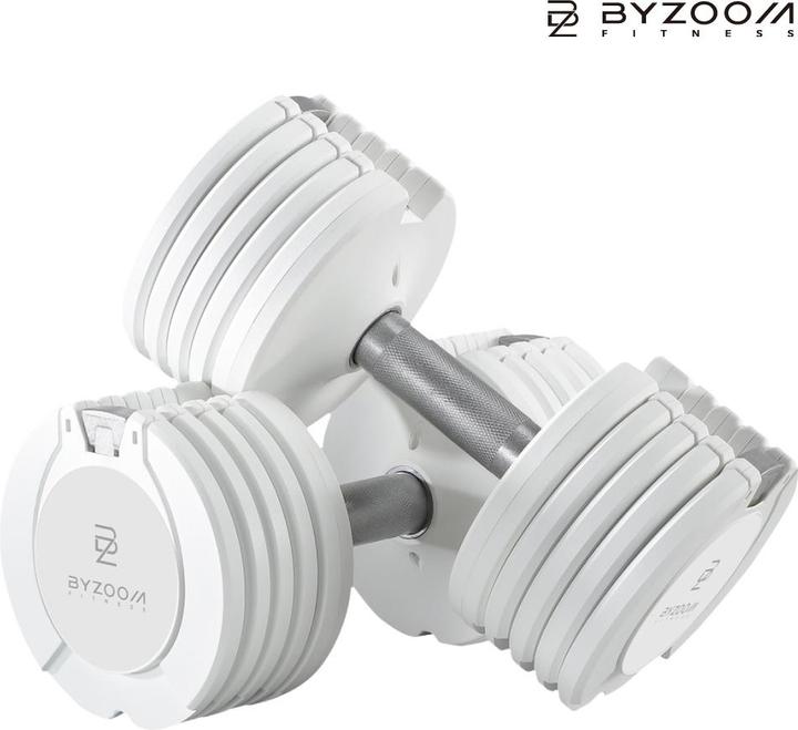 Produktbild Byzoom Fitness Einstellbare Hantel 11,3kg "Pure Series" (1 x 2.2 kg - 11.3 kg)