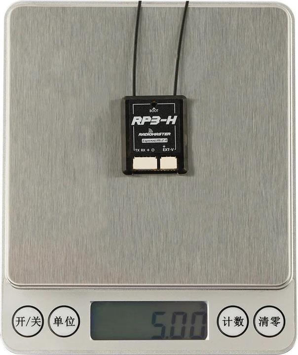 Actual product image RadioMaster RP3-H ExpressLRS 2.4GHz Nano Receiver