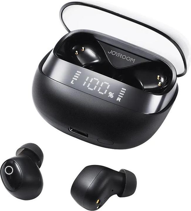 Image du produit Joyroom Ecouteurs sans fil avec écran, Bluetooth 5,3 - Noir (ANC, 42 h, Sans fil)