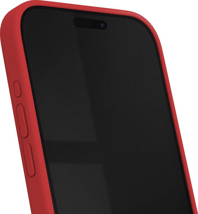 Produktbild iDeal Of Sweden Mobiili tagakaas iPhone 15 Pro, Magsafe, silikoon, punane (Apple iPhone 15 Pro)