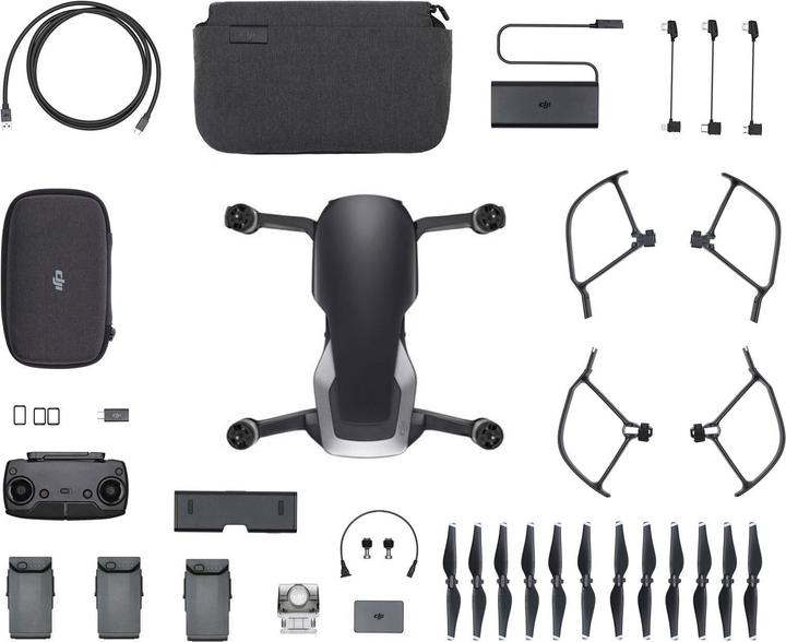 Produktbild DJI Mavic Air Fly More Bundle Onyx Black (21 min, 430 g, 12 Mpx)