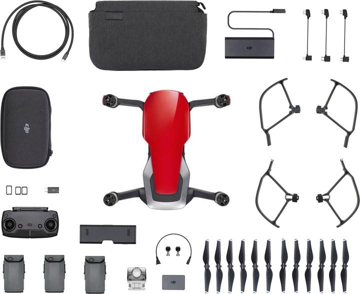 DJI Mavic Air Fly More Bundle Flame Red (21 min, 430 g, 12 Mpx)