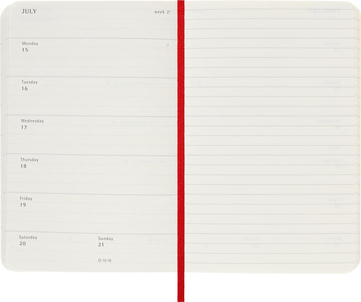 Produktbild Moleskine Notizkalender (Pocket, A6, Englisch)