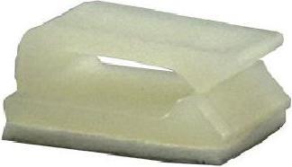 Produktbild Rs Pro Kabelhalter selbstklebend, Kabel-Ø 2.8mm Nylon 9,5 mm x 13mm (Kunststoffkabelbinder, 13 mm)