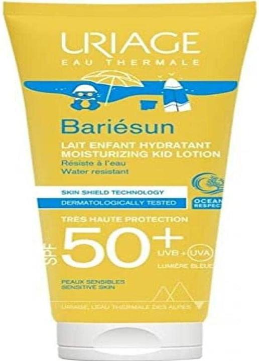 Uriage Bariésun Moisturizing Kid Lotion (Sonnencreme Gesicht, SPF 50, 100 ml, 500 g)