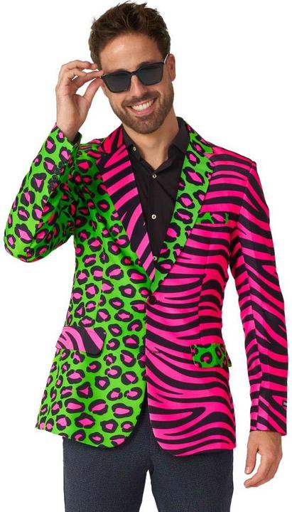 Actual product image OppoSuits Suitmeister Party Neon Blazer - Mannen Colbert - Multicolor - Halloween - Maat XXL (One size)