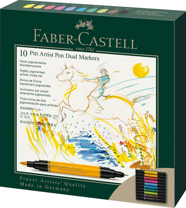 Image du produit Faber-Castell Crayon à encre de Chine (Multicolore, 10 x)
