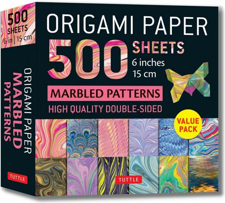 Produktbild Origami Paper 500 Sheets Marbled Patterns (500 x)