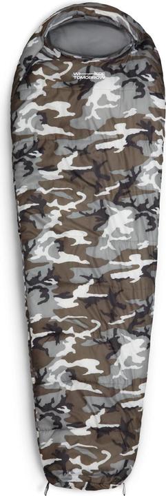 Where Tomorrow Mumienschlafsack Polyester, Camouflage Grau (230 cm)