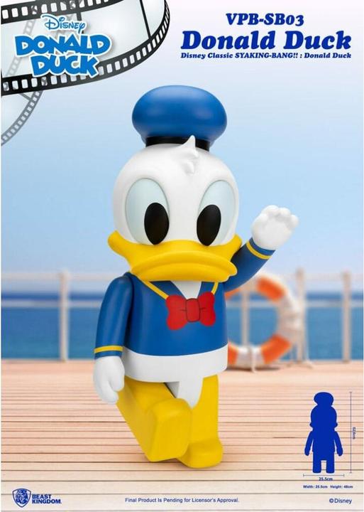 Produktbild Beast Kingdom Disney Syaing Bang Vinyl Spardose Mickey and Friends Donald Duck 53 cm