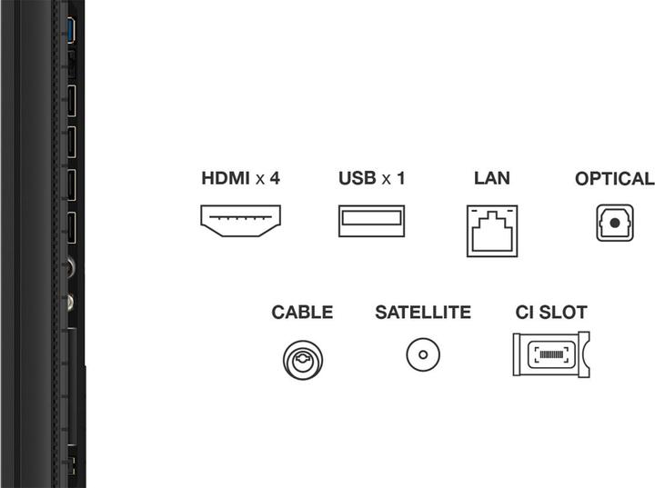 Actual product image TCL 85P8K 85" 4K QLED HDR Smart TV (85", QLED, 4K, 2025)