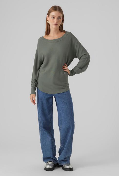 Produktbild Vero Moda VMNANCY LS BOATNECK PULLOVER GA EXC Strickpullover (S)