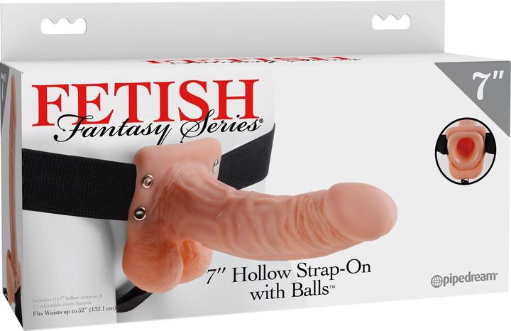 Actual product image Pipedream Hollow Strap-on with Balls
