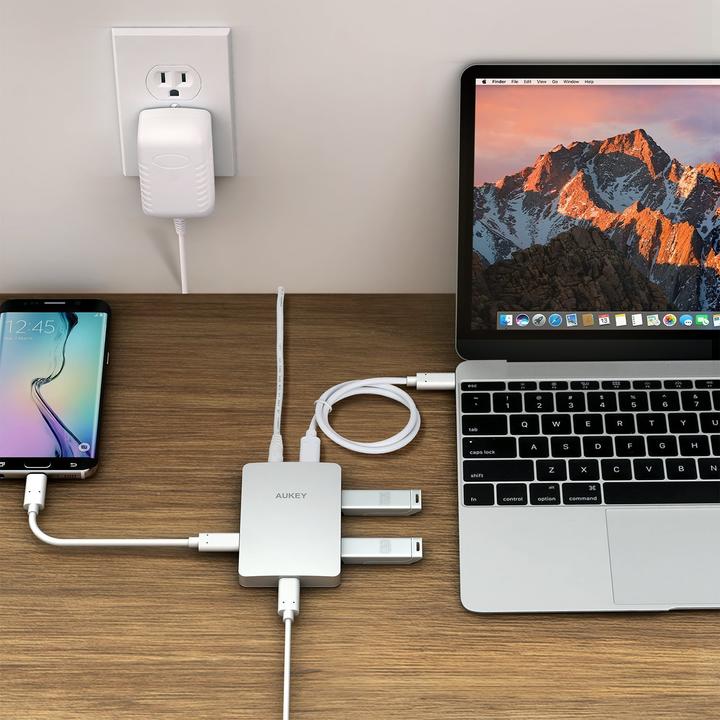 Produktbild Aukey Cb-C44 (USB-C, 4 Ports)