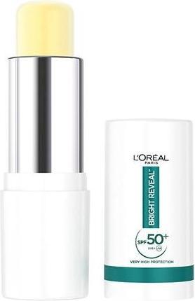Actual product image L'Oréal Paris L'Oreal Paris Bright Reveal Daily Uv Stick Spf 50+ - 9 Ml (Suntan cream, SPF 50+, 9 ml)