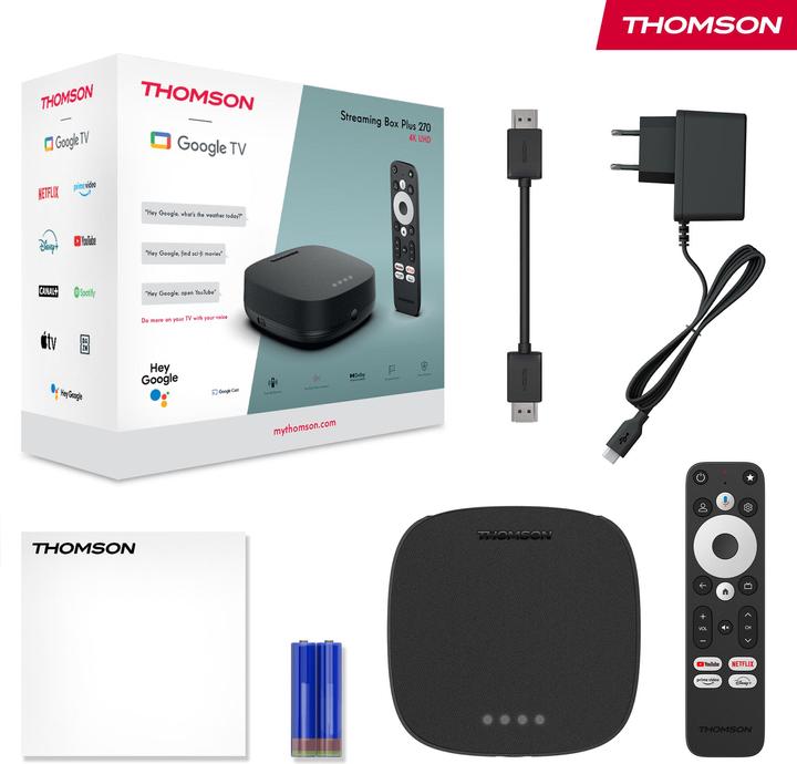 Produktbild Thomson Streaming Box Plus 270 (32 GB, Android 12)