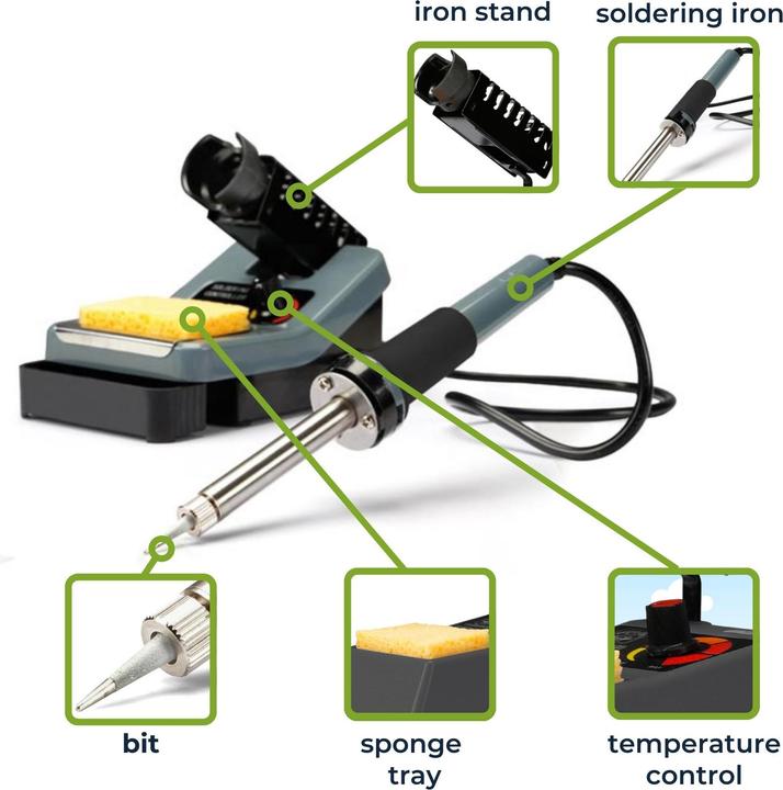 Image du produit Velleman Station de soudage ajustable VTSS7