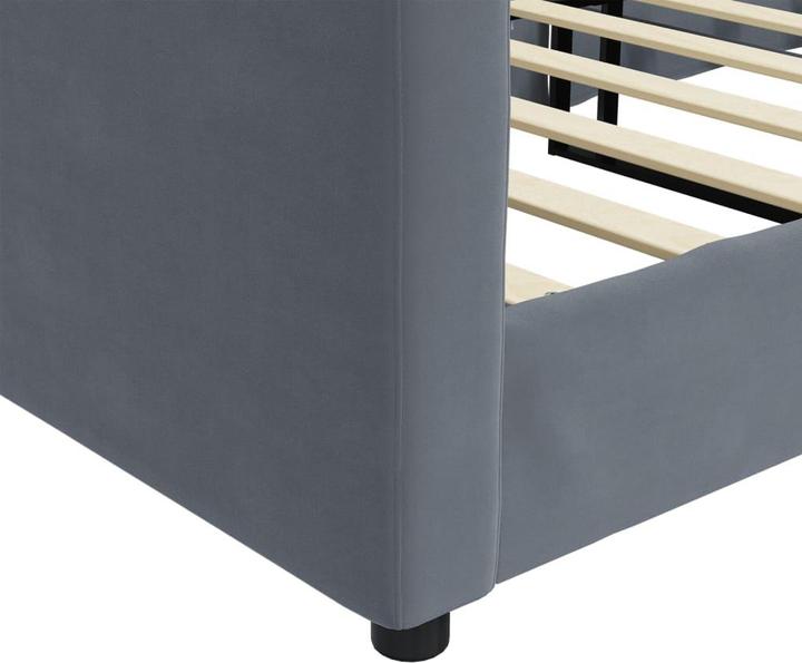 Produktbild VidaXL Tagesbett Gästebett Bettsofa Schlafsofa ohne Matratze 100x200cm Samt (Bettsofa)