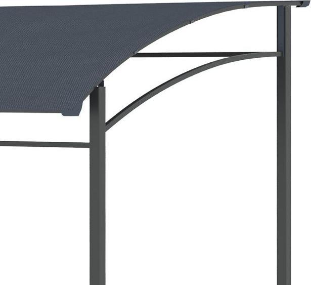 Produktbild Swisshandel24 Grillpavillon, Grillüberdachung, UV-beständig, wasserdicht, mit Haken, Stahlrahmen, Polyester, Grau (215 cm, 150 cm)