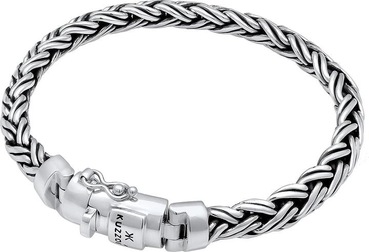 Kuzzoi Basic Armband, Twisted (19 cm, 925er Silber)