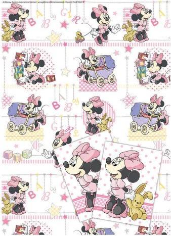 Produktbild Disney Minnie Mouse Geschenkpapierbögen (2er Pack) (Geschenkpapier, 2 x)