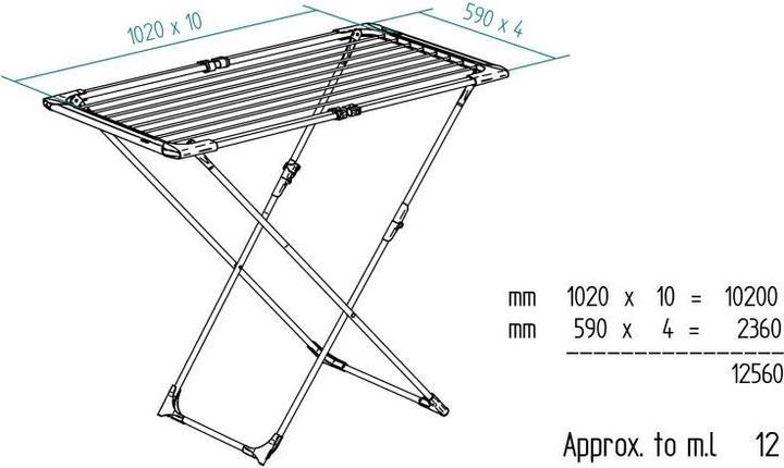 Actual product image Vileda Clothes horse (1.32 m)