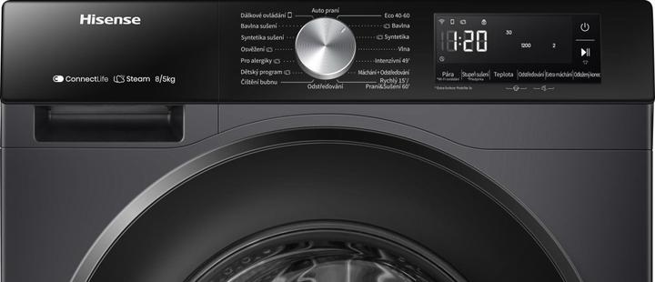 Produktbild Hisense WD3S8043BB3 (schwarz, Connect-Life)